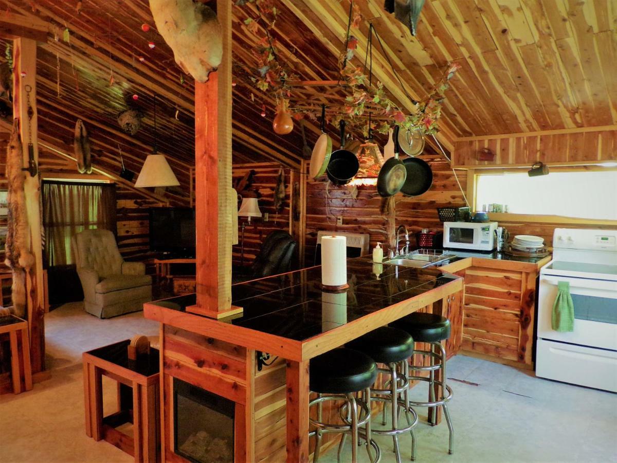 Cedar Cabin Located On A Buffalo Farm Marshall Экстерьер фото